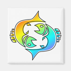 oddRex pisces Magnet