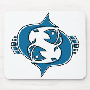 oddRex pisces Mouse Pad