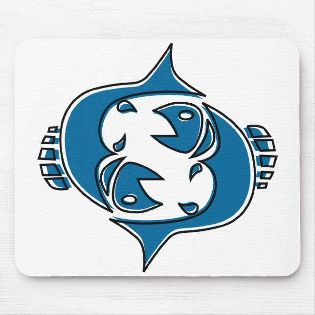 oddRex pisces Mouse Pad (Front)