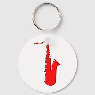 oddRex saxophone Key Ring