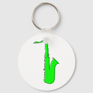 oddRex saxophone Key Ring