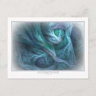 Oddyssy In Blue Postcard