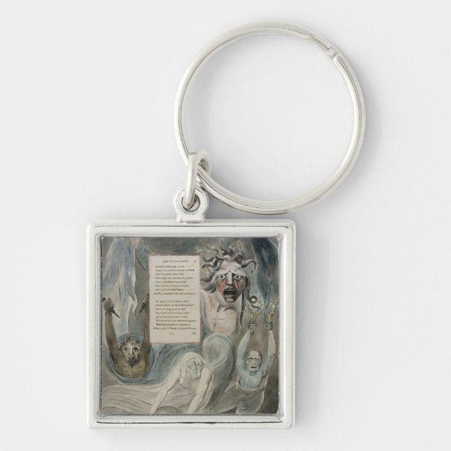 Ode to Adversity, from 'The Poems of Thomas Grey', Key Ring (Front)