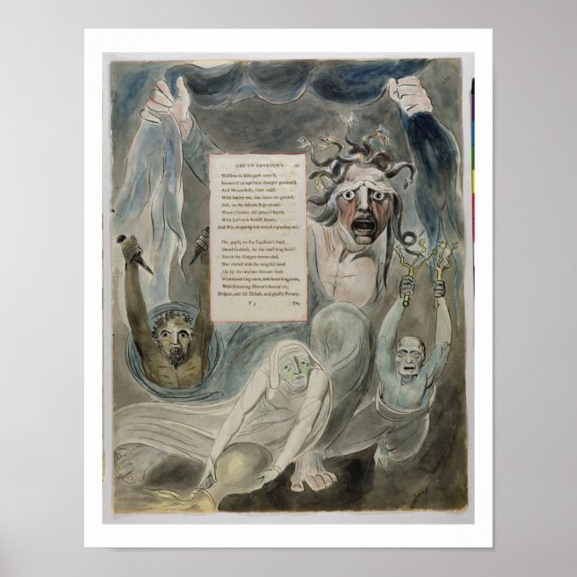 Ode to Adversity, from 'The Poems of Thomas Grey', Poster (Front)