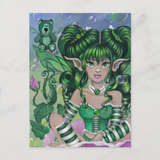 "Ode to Green Bear" postcard