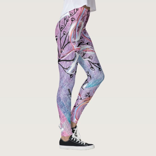 Ode to Love Active Wear designed by Adiela Akoo Leggings (Right)