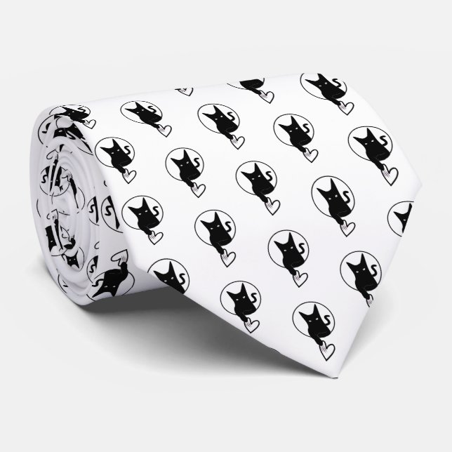 Ode to Love Cat Tie - Adiela Akoo (Rolled)
