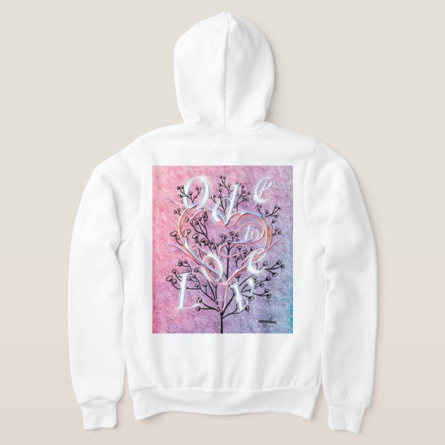 Ode to Love Full Zip Hoodie (Laydown Back)