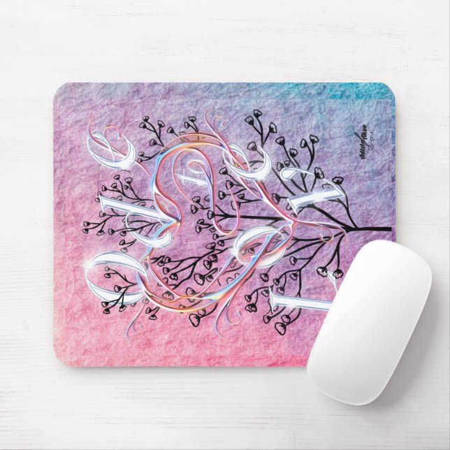 Ode to Love Mousepad (With Mouse)