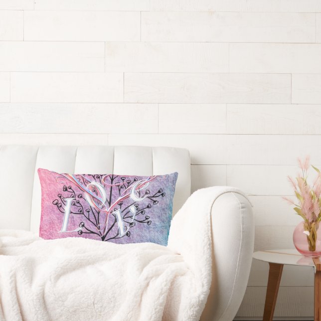 Ode to Love Throw Pillow by Adiela Akoo (Couch)