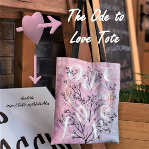 Ode to Love Tote Designed by Poet Adiela Akoo Bag