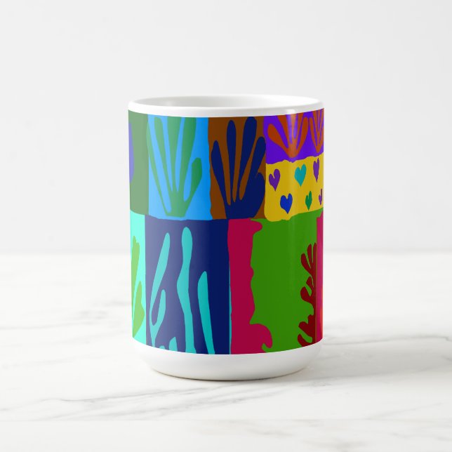 Ode to Matisse Collage Magic Mug (Center)