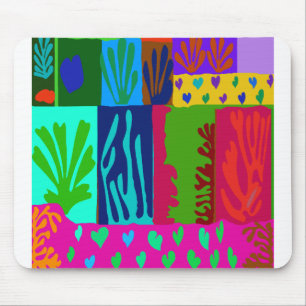 Ode to Matisse Collage Mouse Pad