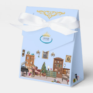Ode to The Nutcracker Ballet Blue Favor Box