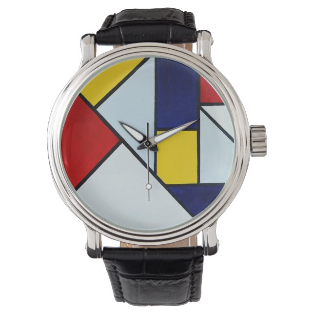 Ode to the Stijl Piet Mondriaan Watch (Front)