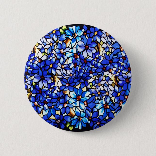 Ode to Tiffany Clematis 6 Cm Round Badge (Front)