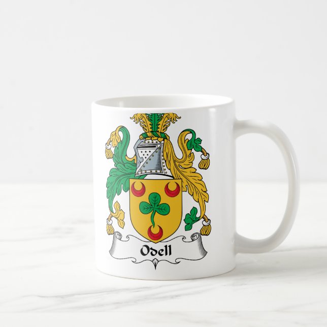 Odell Family Crest Coffee Mug (Right)