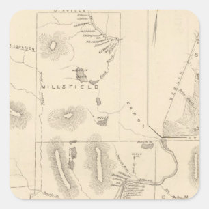 Odell, Millsfield, Dummer, Cambridge Square Sticker