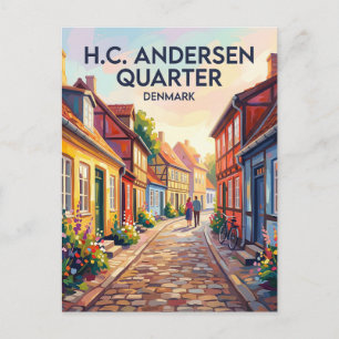 Odense H.C. Andersen Quarter Denmark Postcard