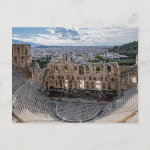 Odeon of Herodes Atticus: Ancient Theatre of Athen Postcard
