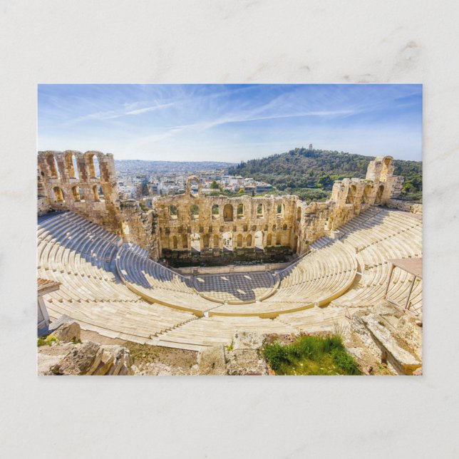 Odeon of Herodes Atticus – Ancient Theatre Ruins Postcard (Front)