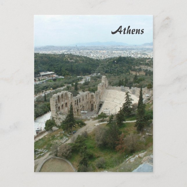Odeon of Herodes Postcard (Front)