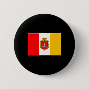 Odesa Odessa City Flag Ukraine Black Sea 6 Cm Round Badge