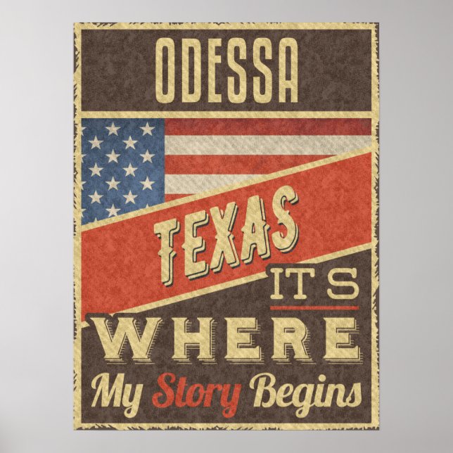 Odessa Texas Poster (Front)