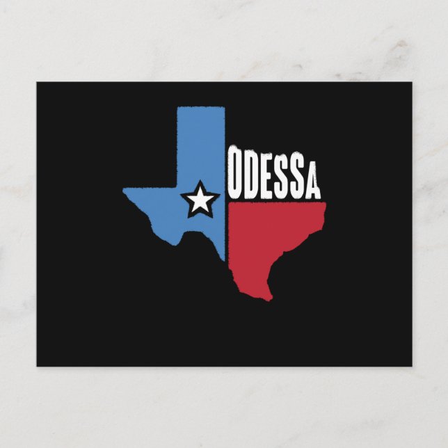Odessa Texas TX Postcard (Front)