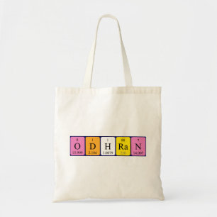 Odhran periodic table name tote bag