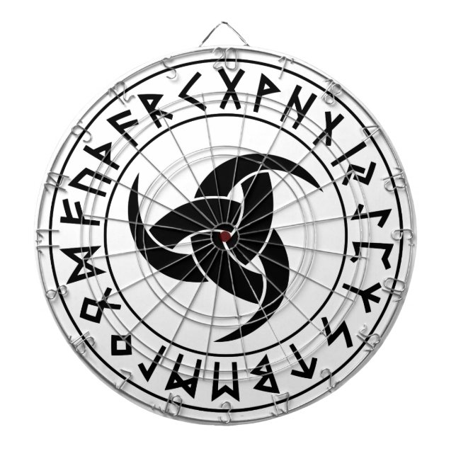 Odhroerir Rune Shield Dartboard (Front)