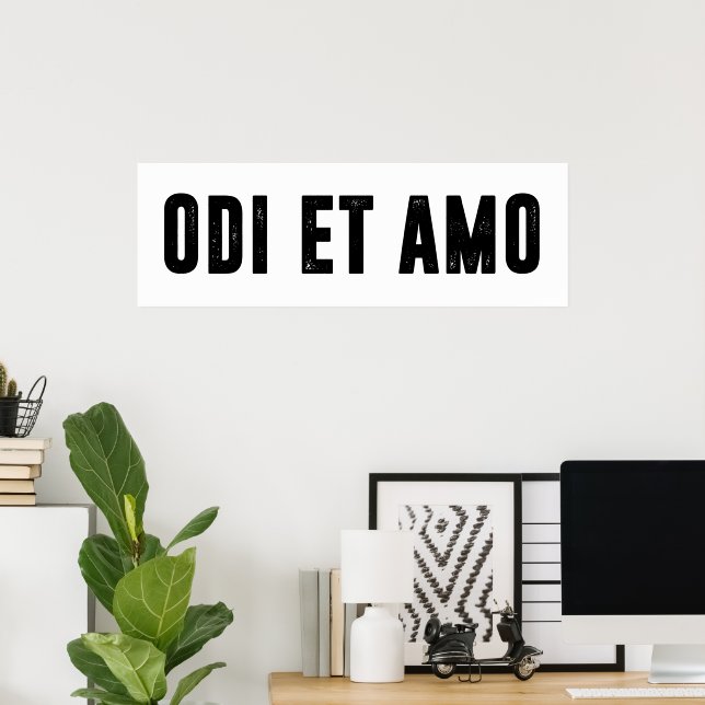 Odi et amo poster (Home Office)