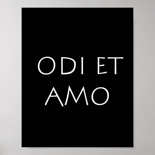 Odi et amo poster (Front)