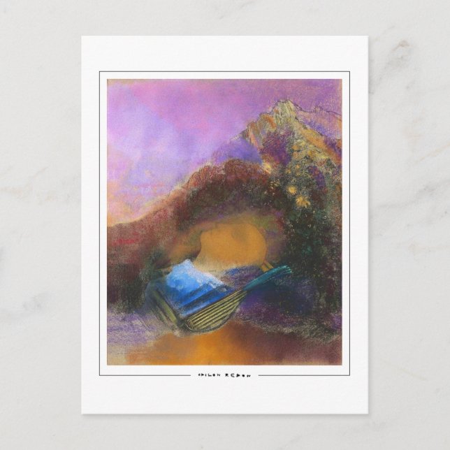 Odilon Redon #639 - Fine Art Postcard (Front)