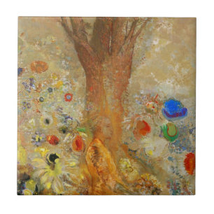 Odilon Redon Buddha In His Youth Tile