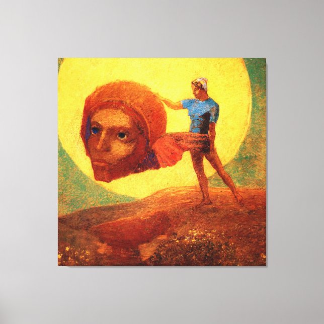 Odilon Redon, Figure, 1876  Canvas Print (Front)