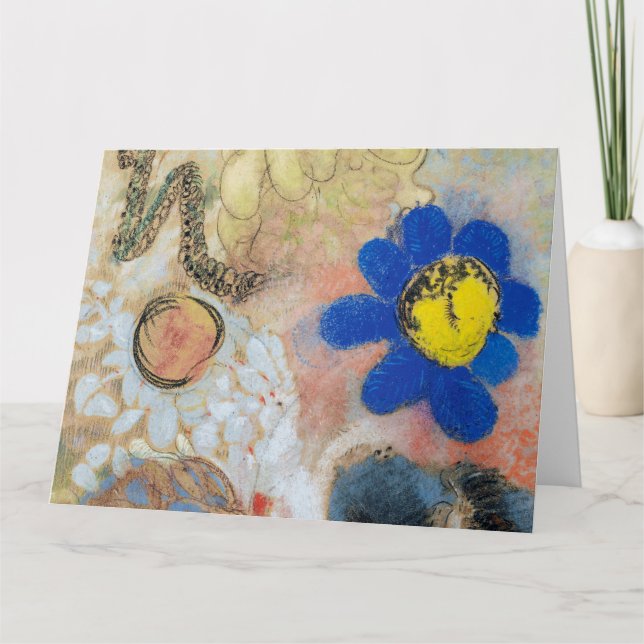 Odilon Redon - Flora Of Marine Underwater Card (Front)
