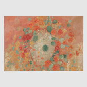 Odilon Redon   Nasturtiums (1905) Tissue Paper