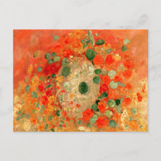 Odilon Redon - Nasturtiums Postcard