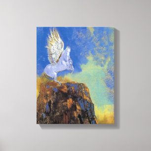 Odilon Redon Pegasus - Greek Mythology Symbolism Canvas Print