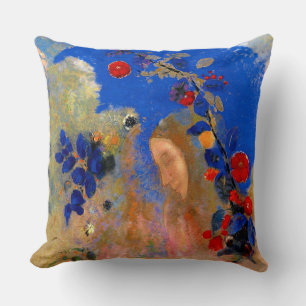 Odilon Redon - Profile Beneath an Arch, Cushion