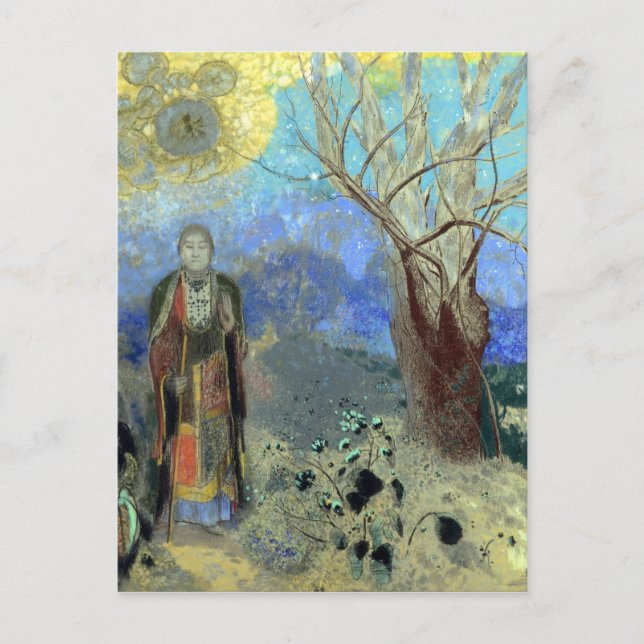 Odilon Redon The Buddha Postcard (Front)