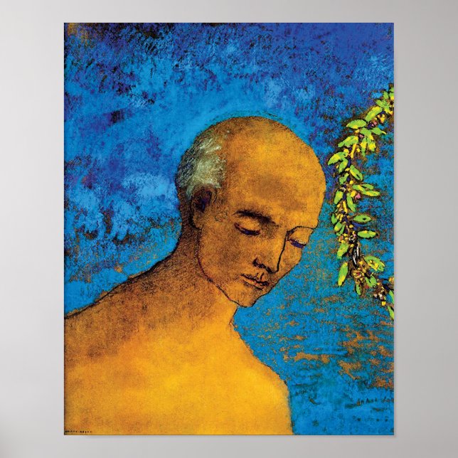 Odilon Redon The Crown - Fine Art Symbolism Poster (Front)