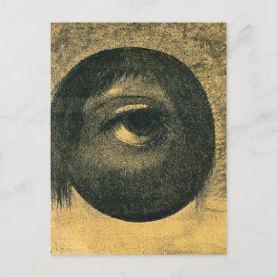 Odilon Redon - Vision, 1883,  Postcard