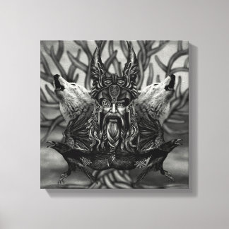 Odin -All-Father Canvas Print