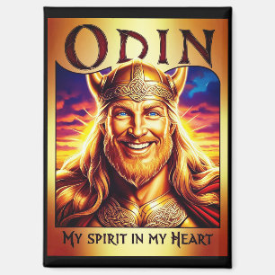 ODIN, MY SPIRIT IN MY HEART. MAGNET