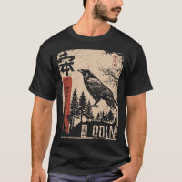 Odin Norse God Poster – Japanese Ukiyo-e Style