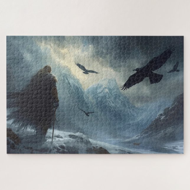 Odin Norse Mythology Jigsaw Puzzle (Horizontal)
