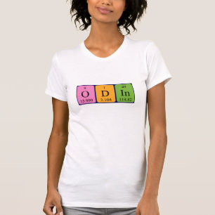 Odin periodic table name shirt