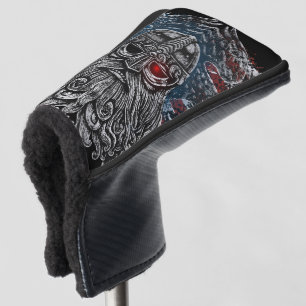 Odin ravens and swords Viking Mythology USA flag Golf Head Cover